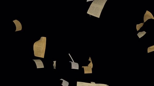Fliegender Papiertransparenter Hintergrund V.12