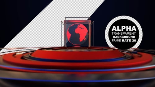News Background Loop Alpha