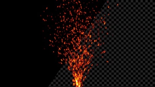 Explosion de particules incendiaires V3