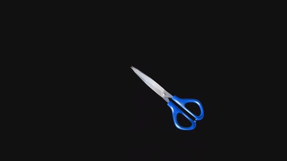 Animated Scissors 2D | Alpha Channel , Backgrounds Motion Graphics ft ...