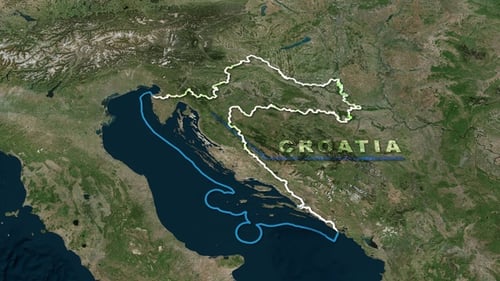 Croatia World Map