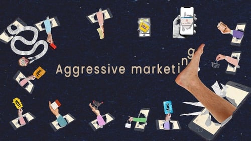 Tácticas de venta agresivas