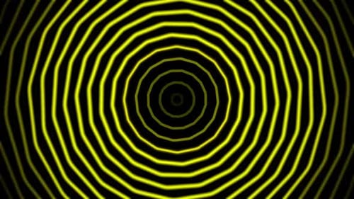 Fond d'ondes polygonales en boucle