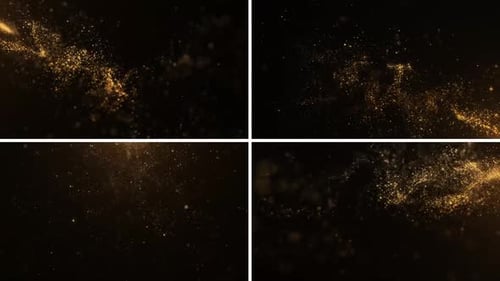 Luxury Golden Glitter Pack