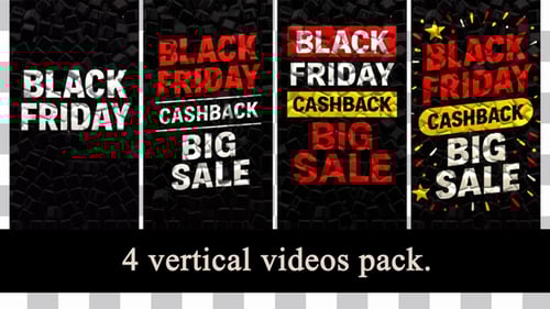 Black Friday Cashback Big Sale Transition Pack