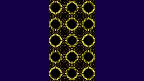 Vertical Abstract Colorful Kaleidoscope VJ Loop