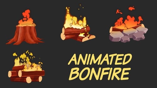 Feu de joie animé