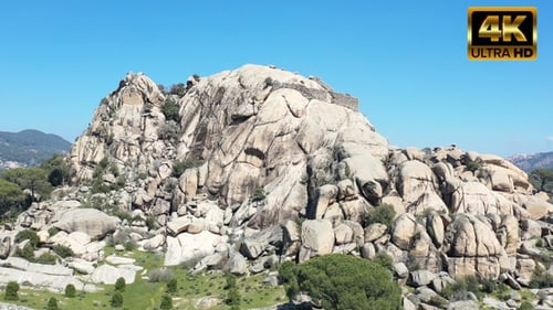Middle Age Castle Overall View