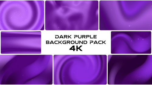 Abstract Purple Fluid Motion Backgrounds Pack