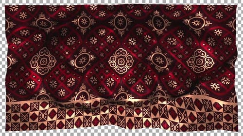 Tissu en soie à motif ethnique indonésien Wave Alpha Songket Batik Tenun Gringsing Bali Pattern 1