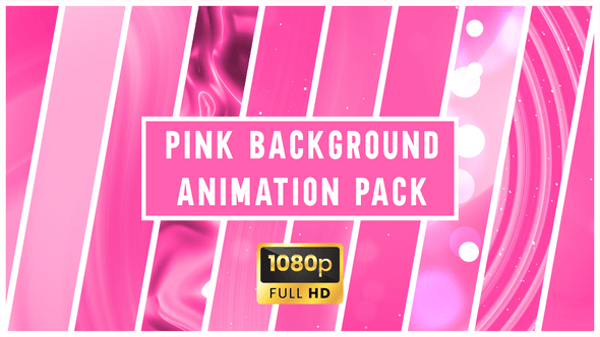 Vibrant Pink Fluid Abstract Backgrounds Animation Pack, Backgrounds ...
