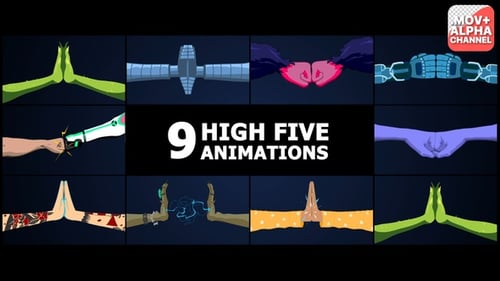 2D Cartoon Hand Gestures and Dynamic FX Pack