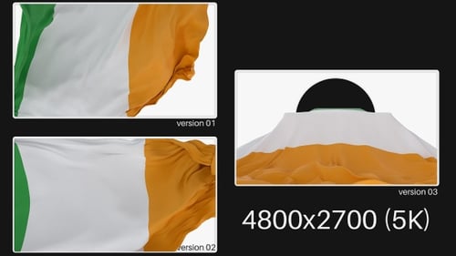 Pack Of Ireland Flag On Alpha