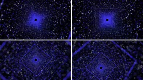 Particle Tunnel Background Pack