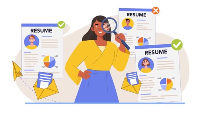 Offline Job Interview Animation Scene, Elements Motion Graphics ft ...