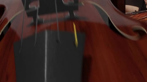 Superposición de transición para violín