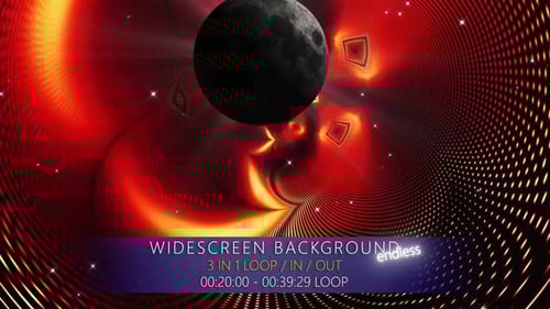 Space Red Show Widescreen Background