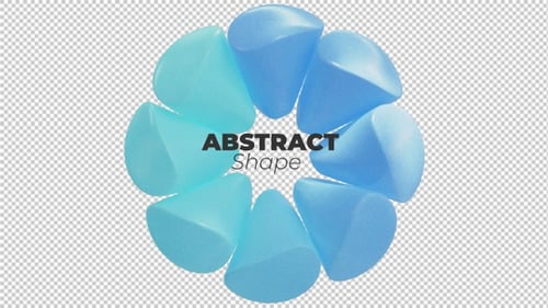 Modern Fluid Blue Circular Preloader Animation