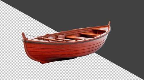 Wooden Boat -Full HD Alpha