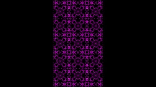 Vertical Abstract Modern Kaleidoscope Background Pink Loop V5