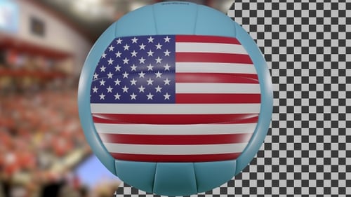 Volleyball Spinning USA | UHD | 60fps
