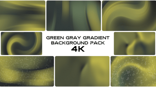 Green Gray Gradient Background Animation Pack