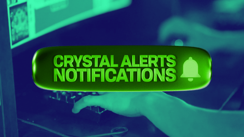 Pack Of 12 Green Crystal Alerts Notifications On Alpha