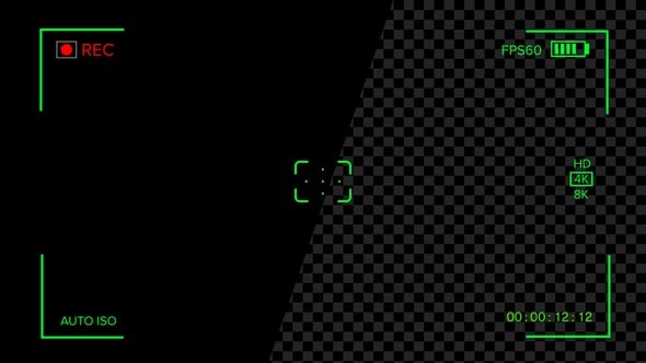 Recording Screen Interface Overlay Alpha, Overlays Motion Graphics ft ...