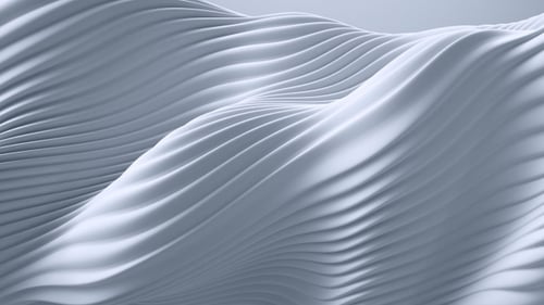 Fluid Abstract White Waves Motion Background Loop
