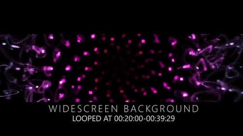 Abstract Fluid Neon Particle Light Background Loop