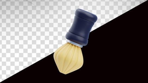 3D Animation of Shave Brush