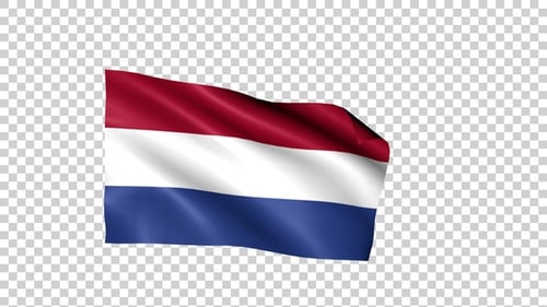 Niederländische Flagge Alpha Loop