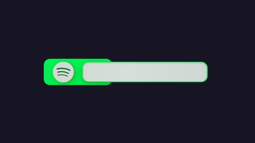 Modern Lower Third Music Player UI Animation