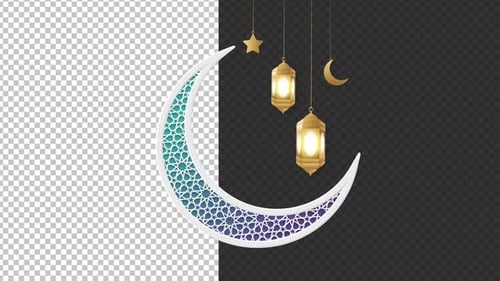 Patrón islámico de Eid Mubarak