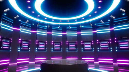 Studio au néon