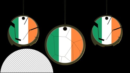 Irland-Flaggen-Symbol