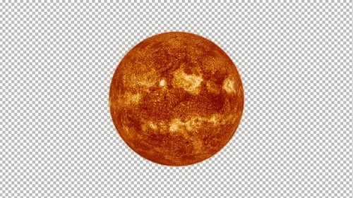 Rotation Sun - Nahtlose 3D-Schleife