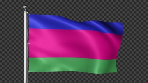 Drapeau de la République populaire du Kou