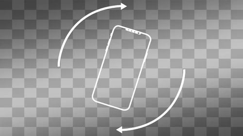 Alpha Mobile Phone Rotation Animation