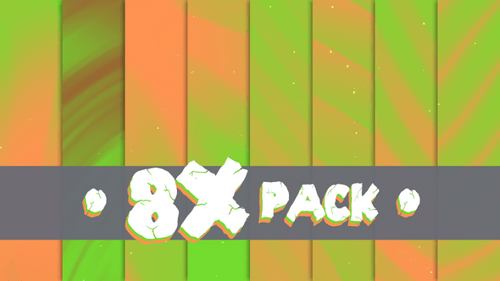 Green And Orange Gradient Background Pack