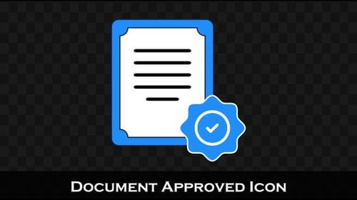 Document Approved Icon