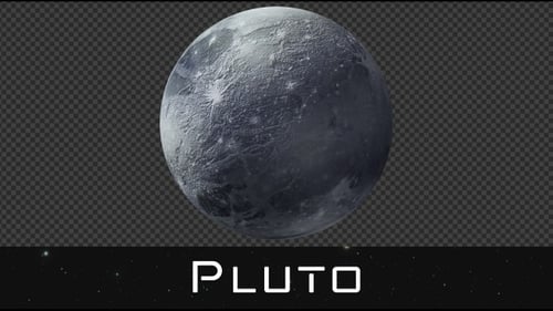 Pluto Rotation Loop + Alpha Channel