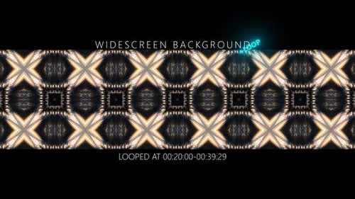 Vj Kaleidoscope Neon Background