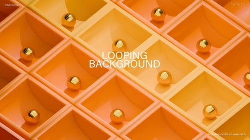 Formas 3D de laço de fundo abstrato colorido