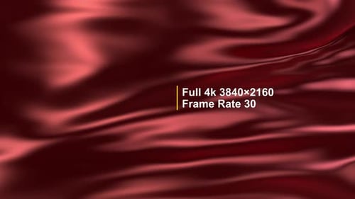 Abstract Red Fluid Fabric Seamless Background