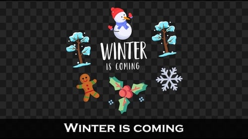 Der Winter kommt Ikone | Winter-Ikone