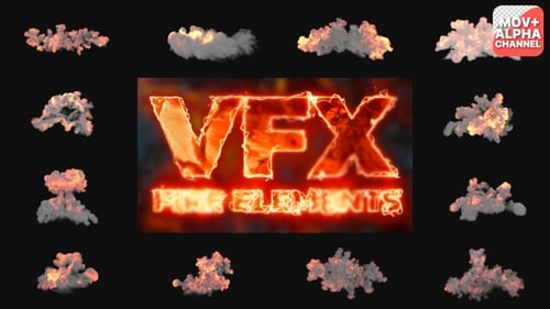 VFX Fire Elements | Motion Graphics