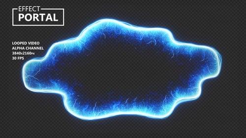 Blue Magical Amorphous Portal