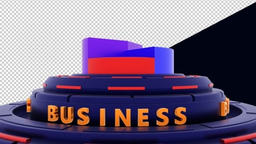 Business Transparent Background Loop