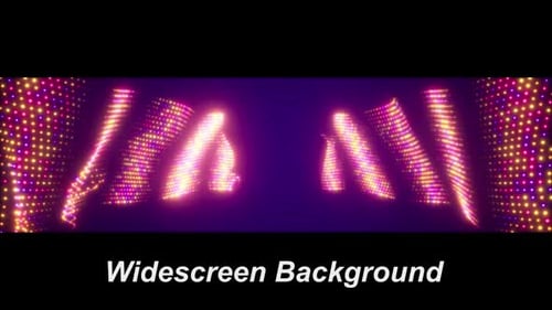 Neon Violet Fluidity Abstract Shimmering Particle Background loop